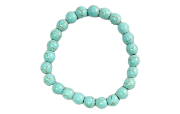 Armband med turkos pärlor