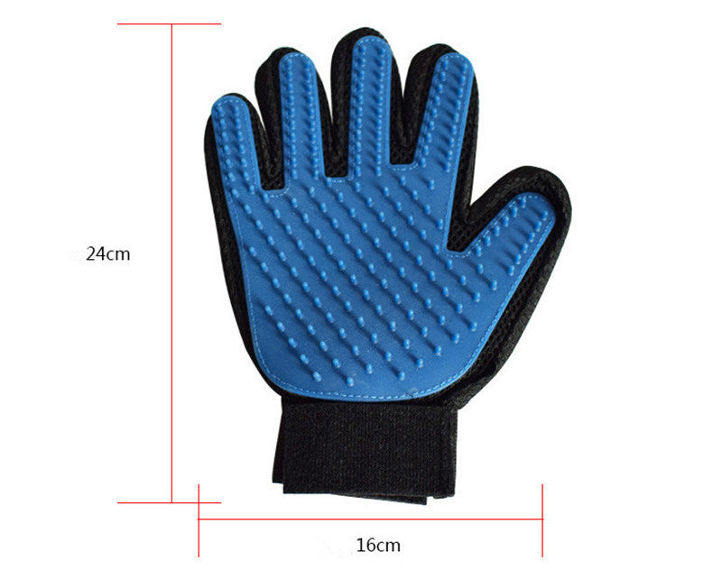 Borsthandske för hund och katt