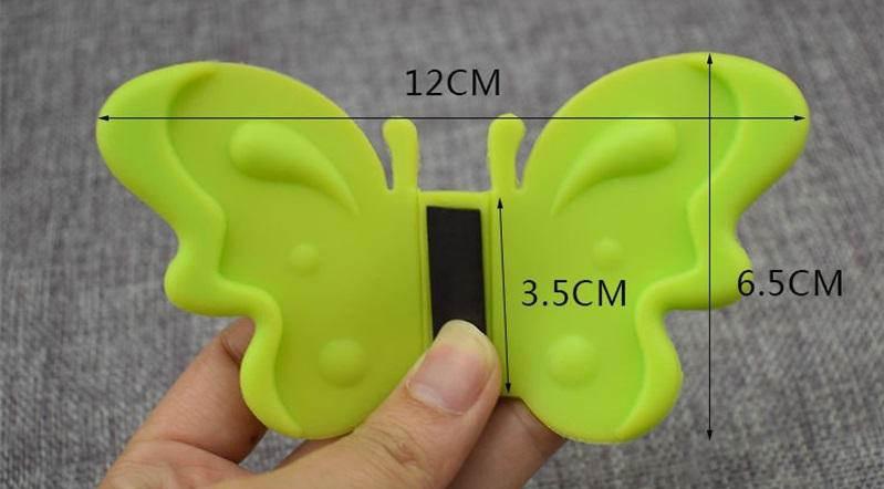 Grytlapp i silikon – Fjäril