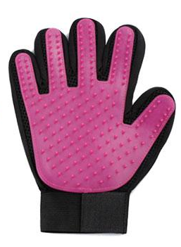 Borsthandske för hund och katt