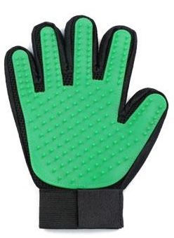 Borsthandske för hund och katt