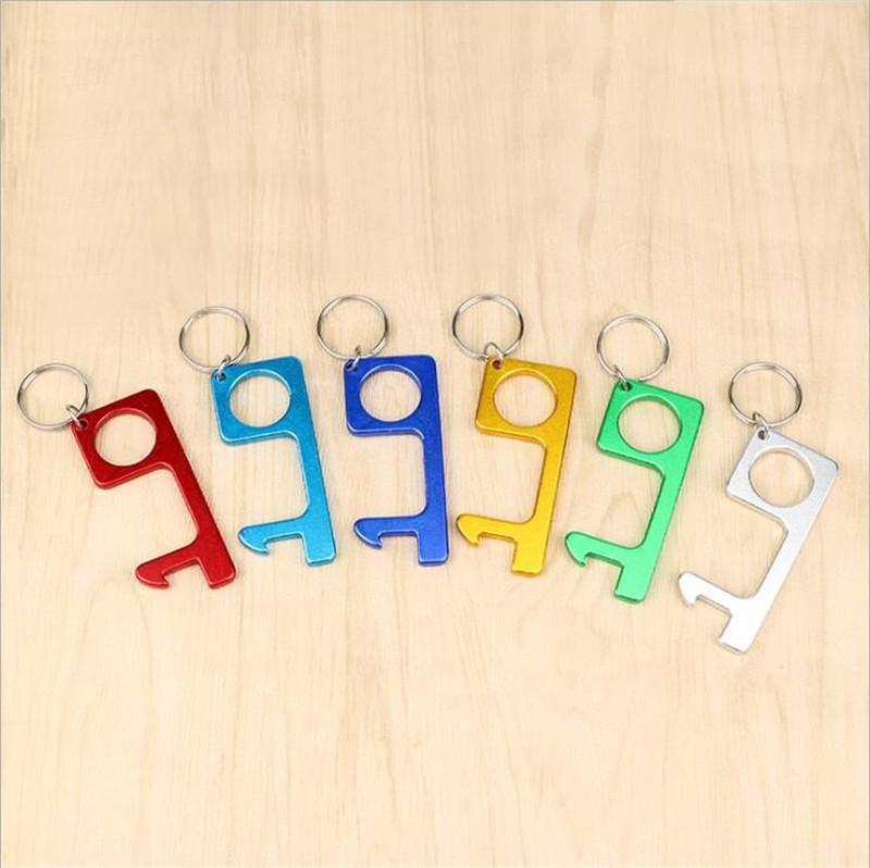 Hygienisk Nyckelring med Dörröppnare - Flera användningsområden