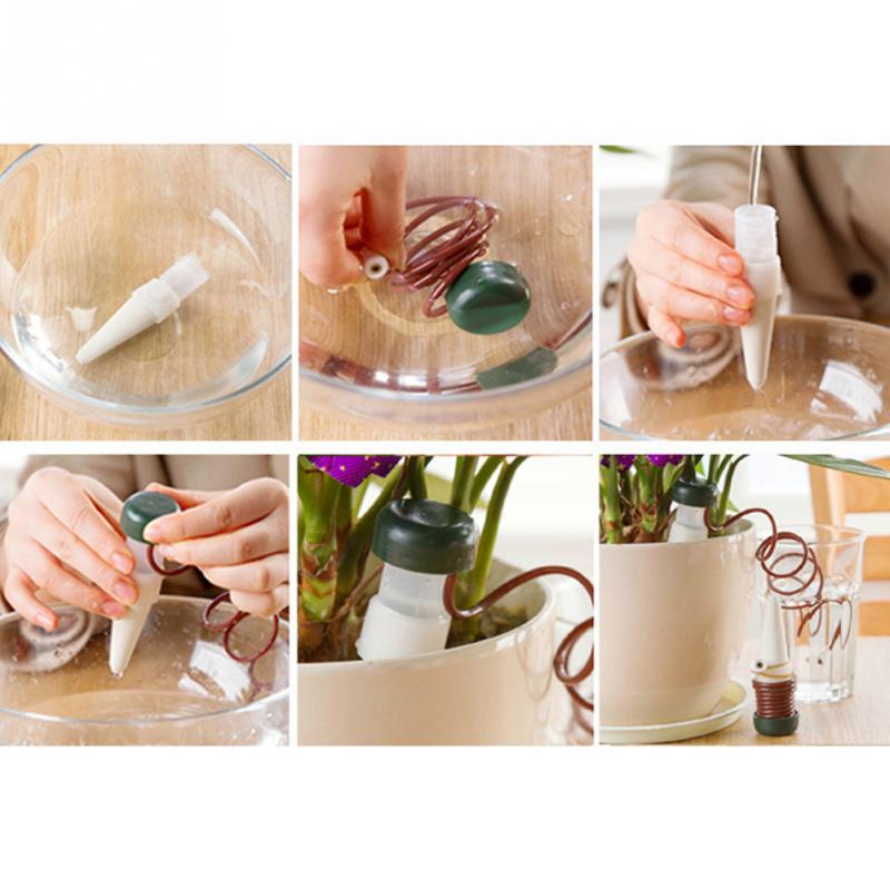 automatisk bevattning för krukväxter