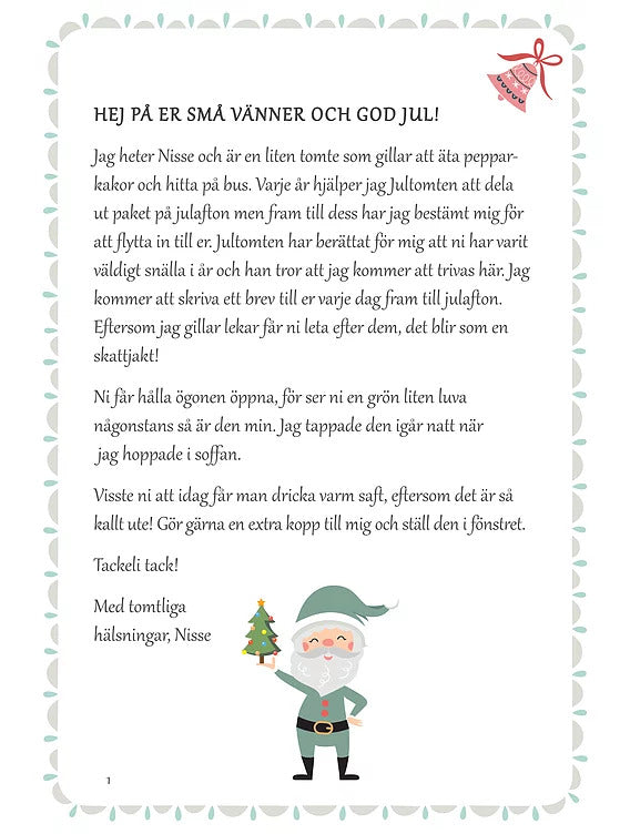Nissebrev Julkalender för barn
