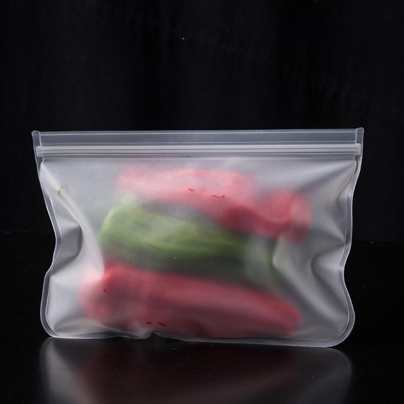 Återanvändbar förvaringspåse i silikon – 4-pack