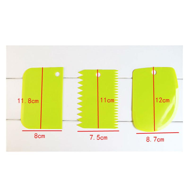 Degskrapa i plast - 3-pack