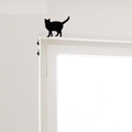 Vinyl dekal med katt och mus