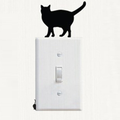 Vinyl dekal med katt och mus