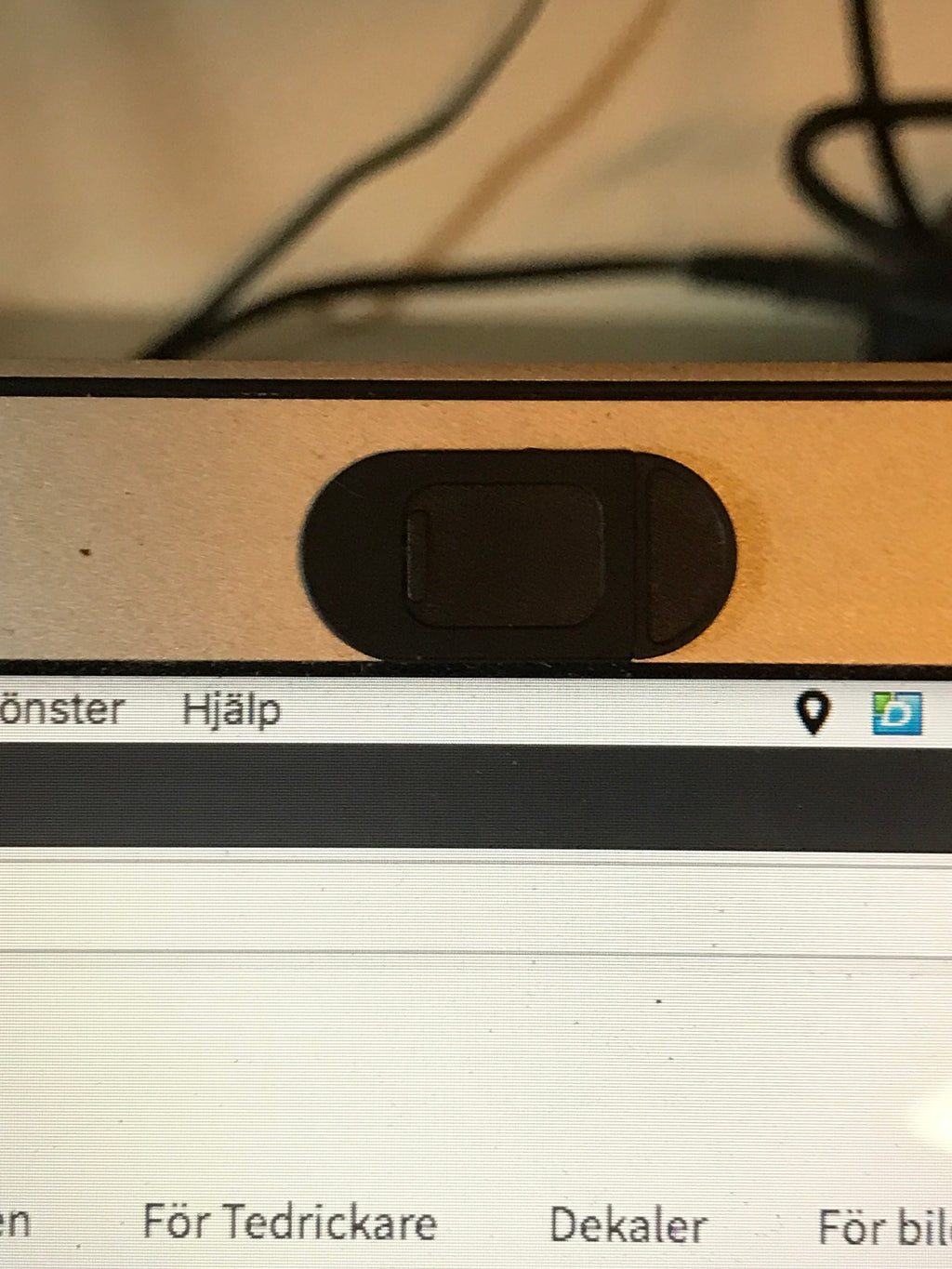 Webbkamera Skydd Stängd