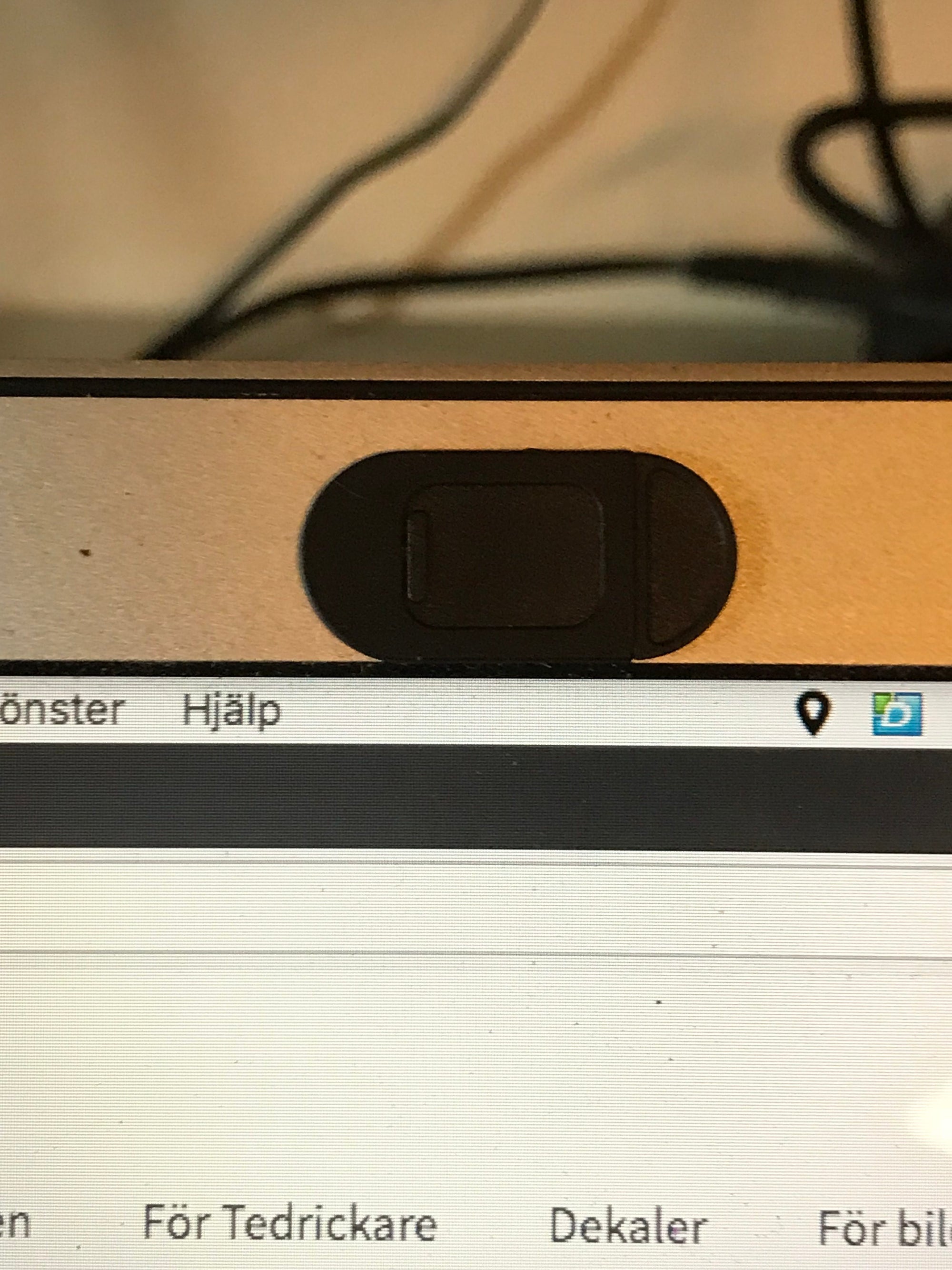 Webbkamera Skydd Stängd