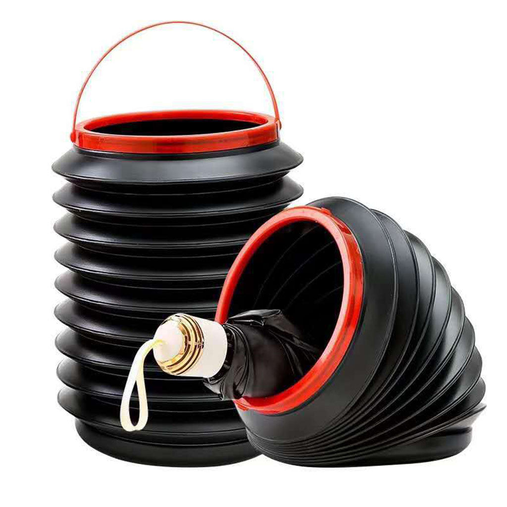 hopfällbar spann och papperskorg