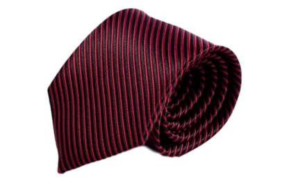 Röd och svart slips 8 cm