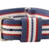 Nato armband Blå/Röd/Vit/Blå - Bild 2